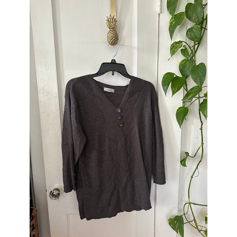Dress barn women’s size 3X – large gray sweater blouse